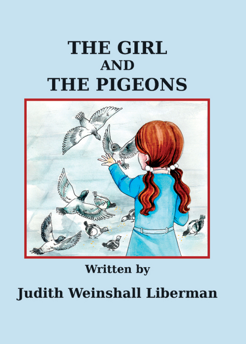 girl and the pigeons image